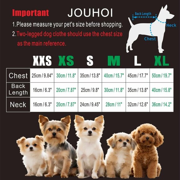 Sweater for Small Dogs Clothes Warm Winter - Picture 5 of 7